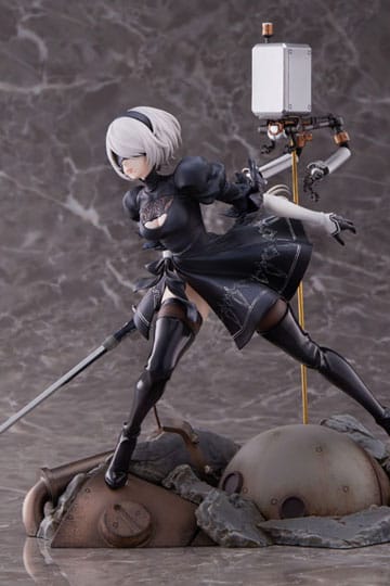 NIER:AUTOMATA VER.1.1A STATUETTE - 2B (YORHA NO. 2 TYPE B) NO GOGGLES VER.