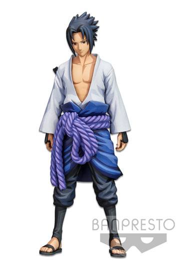 Naruto Shippuden Grandista Shinobi Relations Figure Uchiha Sasuke Manga Dimensions 27 Cm
