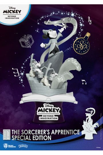 Mickey Beyond Imagination D Stage Pvc Diorama The Sorcerer S Apprentice Special Edition 15 Cm