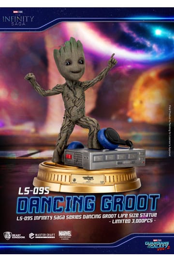 Guardians of the Galaxy 2 Life-Size Statue Dancing Groot heo EU Exclusive  32 cm