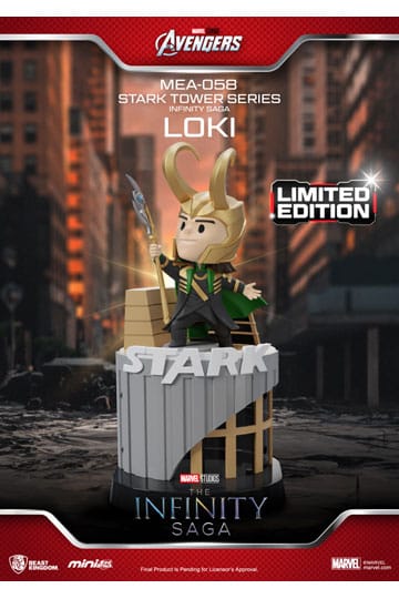 Marvel Mini Egg Attack Figures The Infinity Saga Stark Tower series Loki 12  cm