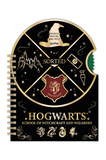 Harry Potter bloc-notes Spinner Hogwarts (carton de 6)