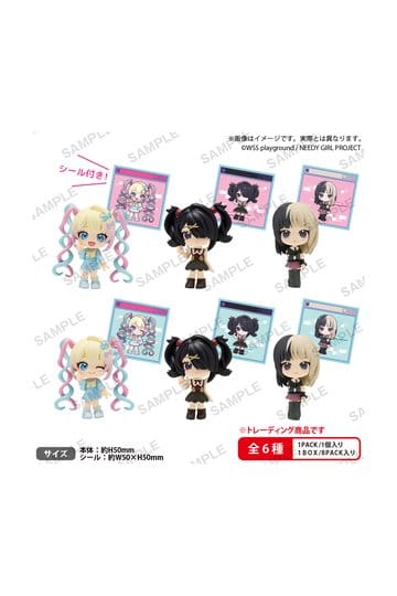 Preorder: Needy Girl Overdose The Box Rich Mini Figures Collection Figure Blind Box Display (8)