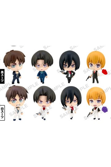 AmiAmi [Character & Hobby Shop]  THE MARGINAL SERVICE Square Tin Badge  Collection 8Pack BOX(Released)