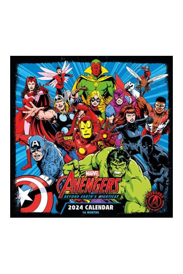 Marvel calendrier 2024 Super Heroes