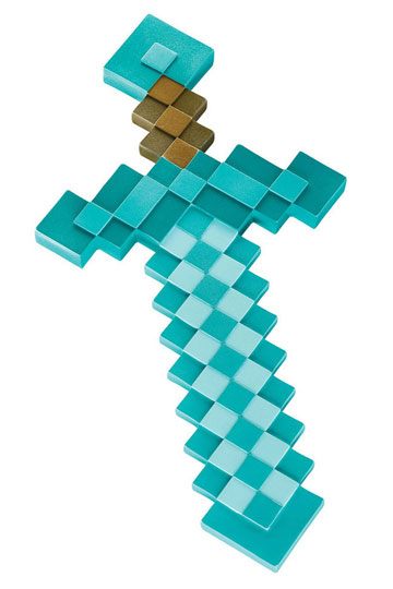 Minecraft Schwert Diamond Edition Sword blau 