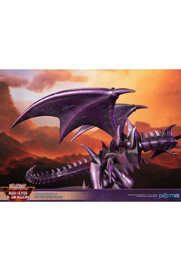 Yu-Gi-Oh! PVC Statue Red-Eyes B. Dragon Purple Colour 33 cm