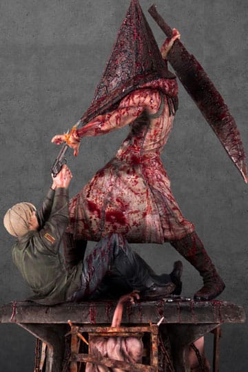 Silent Hill Evil Call: Pyramid Head VS Pumpkin Head Statue - Devil