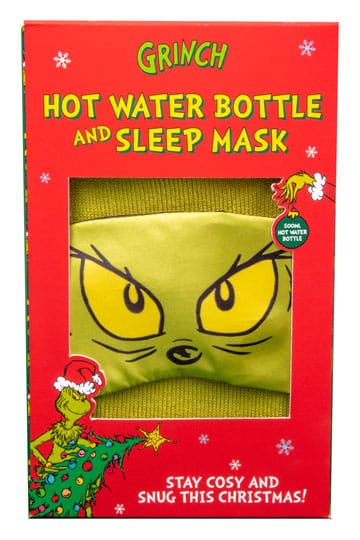 The Grinch Hot water bottle & Sleep Mask Set