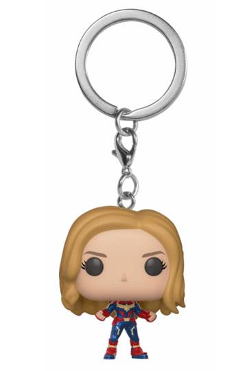 Captain Marvel Helmet Pocket Pop Keychain Official Marvel Funko Pop Keyring