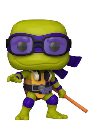 Bandai genuine movable doll model ninja turtle Donatello collection anime  characters decorative ornaments children's toys