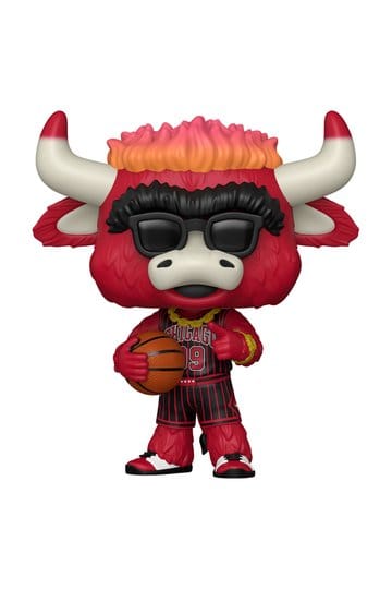 Preorder: NBA POP! Basketball Vinyl Figure Mascots: Bulls- Benny The Bull 9 cm
