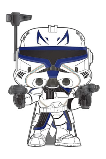 Star Wars Clone Wars Loungefly POP! Pin Ansteck-Pin Captain Rex  (Glow-in-the-Dark) 10 cm