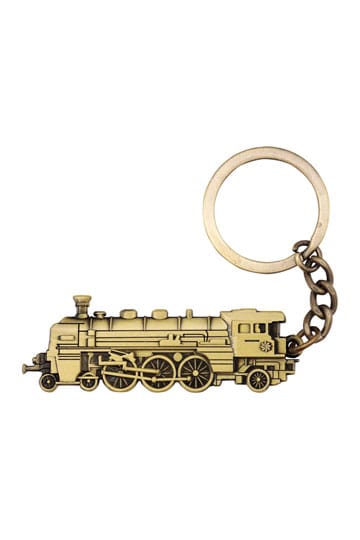 Rockman Jewelry Button Gold Key Ring