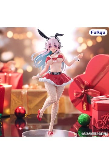 Preorder: Super Sonico BiCute Bunnies PVC Figure Santa Ver. 30 cm