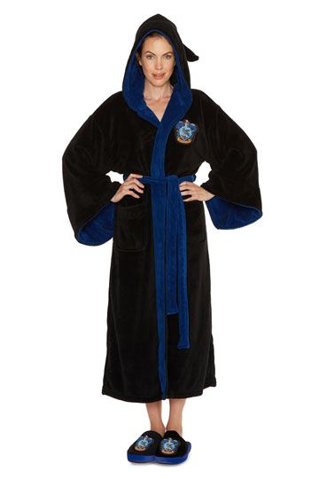 Harry Potter Ladies Fleece Bathrobe Hogwarts Express 9 3/4 Groovy Pyjamas