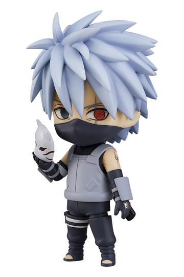 Bandai NARUTO ROS Kawaii Uchiha Sasuke Childhood Figure Kids Toys PVC  Figures Collection Model Doll Christmas Gifts