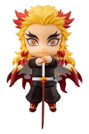 Kimetsu No Yaiba Demon Slayer Nendoroid Action Figure Kyojuro Rengoku 10 Cm