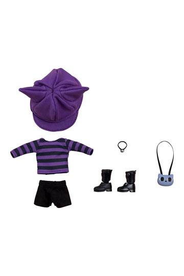 Midnight lightning cyan hair green eyes dark purple adventure clothes  damaged anime boy outfit