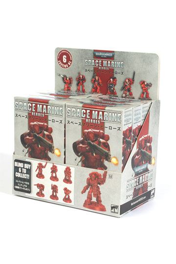 Warhammer 40.000 Space Marine Heroes série 3 présentoir figurines  miniatures Blood Angels Collection 1 (8)