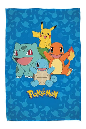 CARTOON Plaid Pikachu Pokémon 100 X 140 Cm Couverture Polaire Douce En 100% Polyester 170 G/m² Chaude Et Légère Idéale Pour La Chambre D'enfant, Le Lit Ou Le Canapé