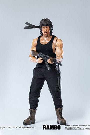 Rambo figurine 1/12 Exquisite Super Series First Blood II John Rambo 16 cm