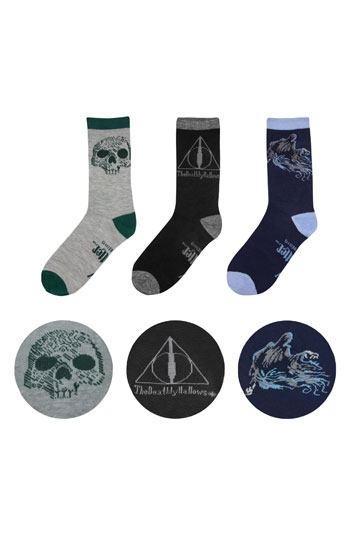Harry Potter Socken 3er Pack Deathly Hallows Harry Potter Socken 3er Pack Deathly Hallows