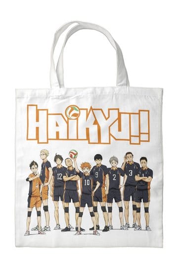 Preorder: Tote Bag Haikyu White 40 x 35 cm