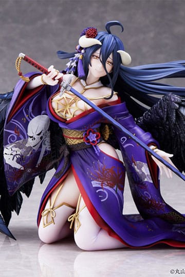 New OVERLORD Sexy Anime Girls In Yukata Anime Figure Albedo Kawaii Doll  Model PVC Ornaments Collection Toy Gifts