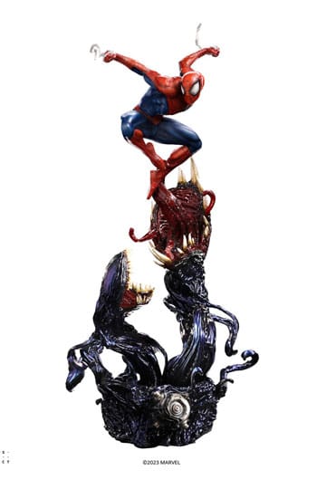 Figurine Spiderman noir Marvel figure Logan film collection modèle