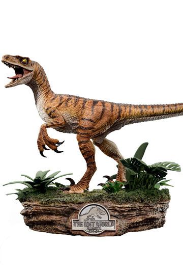 Jurassic World The Lost World Deluxe Art Scale Statue 1/10 Velociraptor 18  cm
