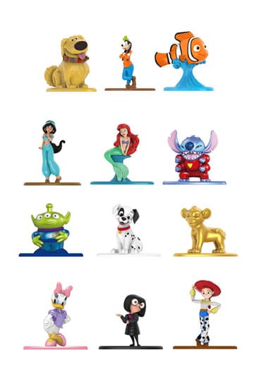 Disney Nano Metalfigs Diecast Mini Figures Wave 2 Display 4 cm 192
