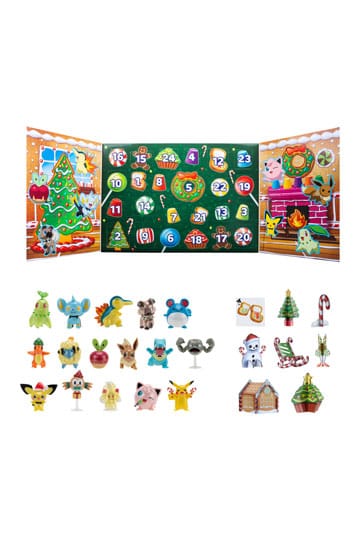 Pokémon Battle Figures Advent Calendar Holiday 2023 *Version DE/FR/NL*