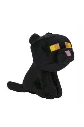 Minecraft Happy Explorer Plush Figure Black Cat 18 Cm