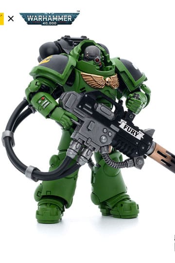 Warhammer 40K Salamanders Assault Intercessors Sergeant Krajax 1/18 Scale Figure