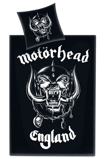 Motorhead Duvet Set Logo England 135 X 200 Cm 80 X 80 Cm