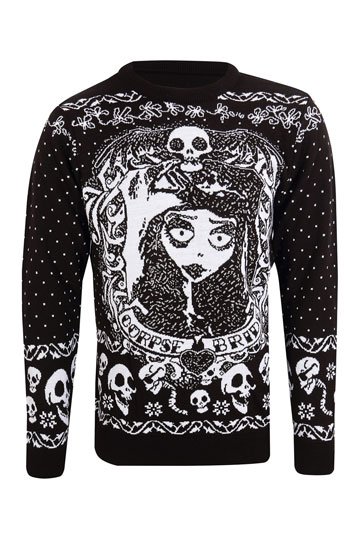 Corpse Bride Sweatshirt Christmas Jumper Bride Skulls