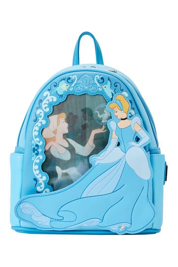 Loungefly Disney Princess Black and White Multi Princess Box Crossbody Bag