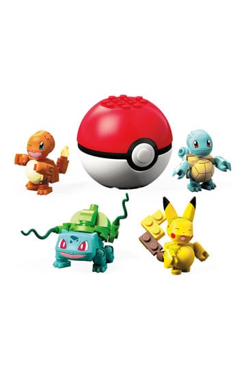 MEGA Pokemon Chikorita Action Figure Building Set with Poke Ball