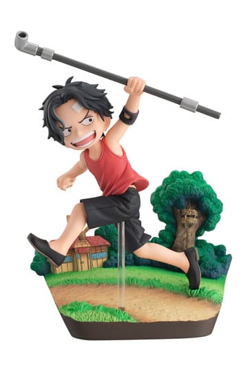 One Piece G.E.M. Series PVC Statue Portgas D. Ace Run! Run! Run! 13 cm