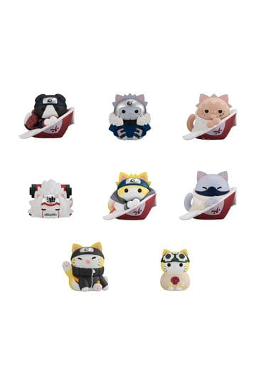 Preorder: Naruto Shippuden Mega Cat Project Nyaruto! Mini Figures The bond between master and disciple ver. Blind Box Assortment (8) (Repeat)