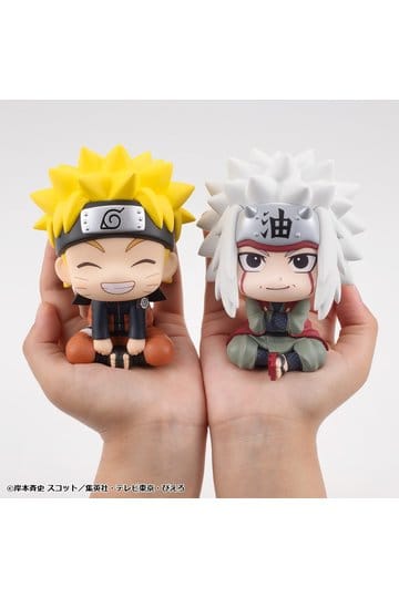 Preorder: Naruto Shippuden Look Up PVC Figures 2-Pack Naruto Uzumaki Smile Ver. & Jiraiya 11 cm (with gift)