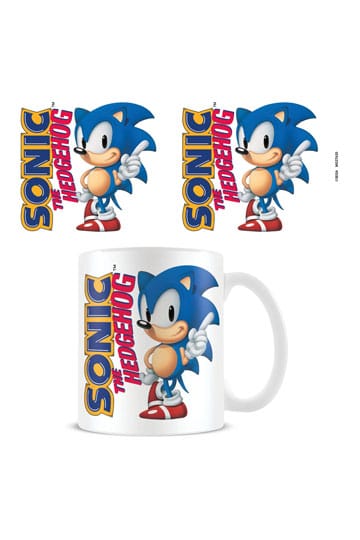 Sonic The Hedgehog Let's Roll 16 Ounce Ceramic Mug