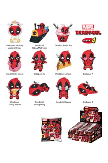 Deadpool PVC-Taschenanhänger Series 4 Display (24)