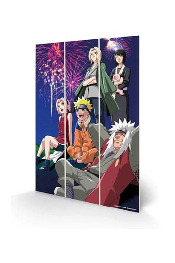 Naruto Wooden Wall Art A Time For Celebration 20 x 30 cm