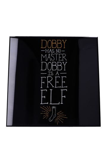 Harry Potter Womens Dobby Free The House Elves Bathrobe Dressing Gown Ladies One Size Black