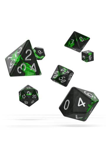 Emerald D6-2 Dice Set Gravity Dice
