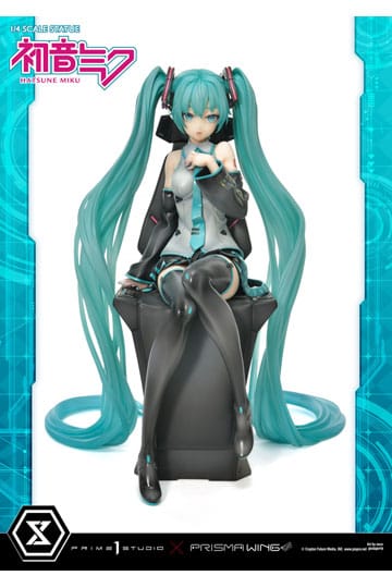 Hatsune Miku Prisma Wing PVC Statue 1/4 Hatsune Miku Art by neco 34 cm