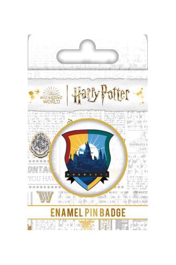 Harry Potter Emaille Ansteck-Button Hogwarts