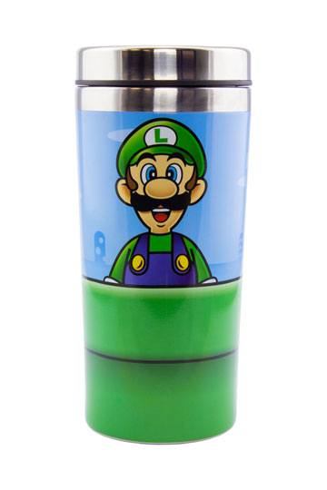 Super Mario Bros. 16oz Travel Cup with Straw Holder 